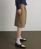 Aheule Sculpt Tuck Shorts_Olive Beige
