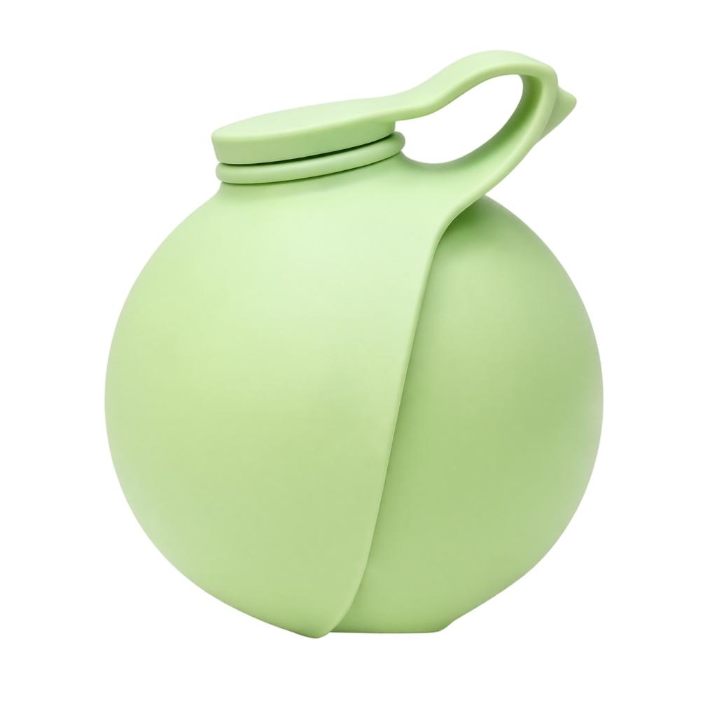 304 Stainless Steel Pet Water Bottle Portable Round Outdoor Drinking Cup with Hanging Strap Leak Proof Design for Travel and Hiking