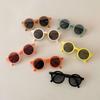 Candy Colored Stylish Sunglasses Round Frame Round Frame Sunglasses  For Girls