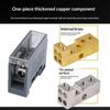 One In Multiple Out Din Rail Terminal Block 150A Universal Distribution Box Wire Connector Abs/Copper Power Junction Box
