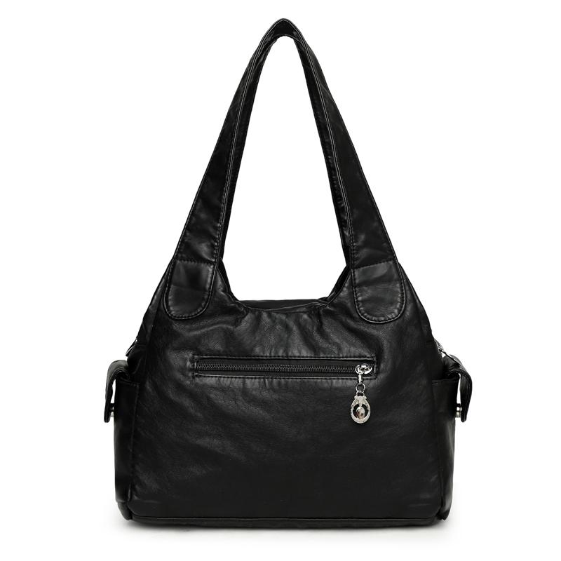 Leopard Print PU Leather Women Tote Shoulder Bag Rivet Decor Multi Pockets Large Capacity Casual Crossbody Handbag