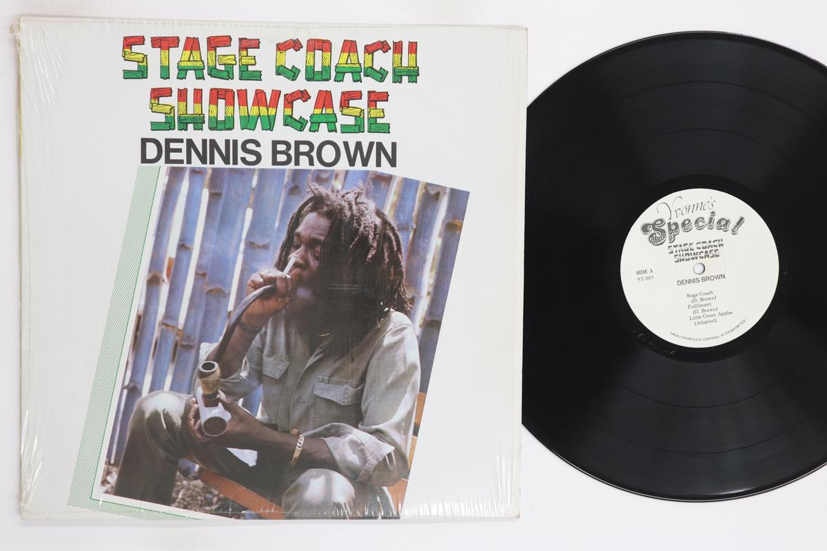 

LP Record DENNIS BROWN Stage Coach Showcase YS001 YVONNES SPECIA 1983 Canada Reggae Ska Dub Used