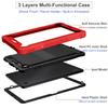 Hybrid Case For TCL Tab 10 5G 10.1 Inch Heavy Duty Armor Kickstand Cover Kids Funda Silicone PC Shockproof Full Body Protection