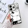 Cool Black JUJUSU Anime Soft Phone Case For Xiaomi Redmi Note 14 15 Pro Plus 13 12 11S 11T 5G 10 9S 9 Plating Anti-Fall Fundas