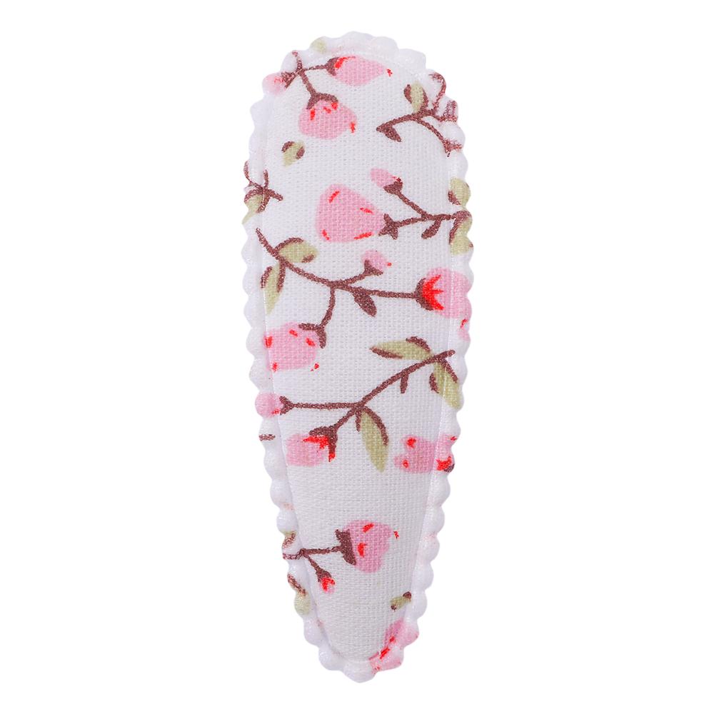 2/4/6Pcs/Lot Hair Clip New Print Cotton Alloy Hair Bow Snap Set Fabric Plaid Hairpins Girls Kids Headwear Baby Hair Accessories