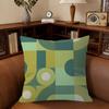 Abstract GREEN Bauhausstyle   Cushion Cover Car Throw Pillow Case For Sofa Car Christmas Gift