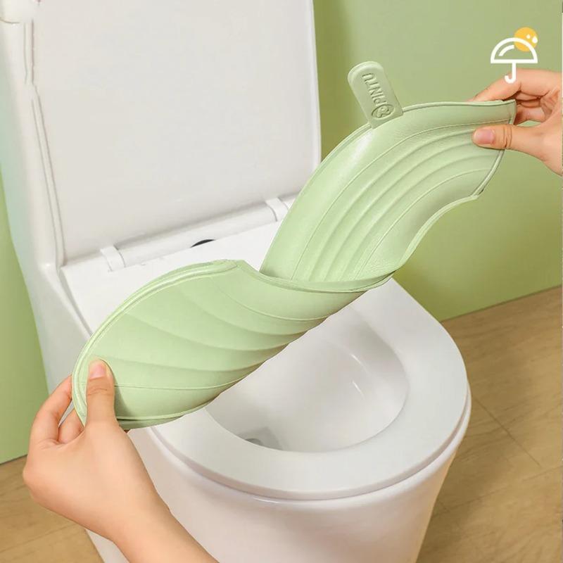 1Pc/set Waterproof Toilet Seat Cover Closestool Mat Washable Bathroom Accessories Pure Color Soft Toilet Seat Cushion Universal