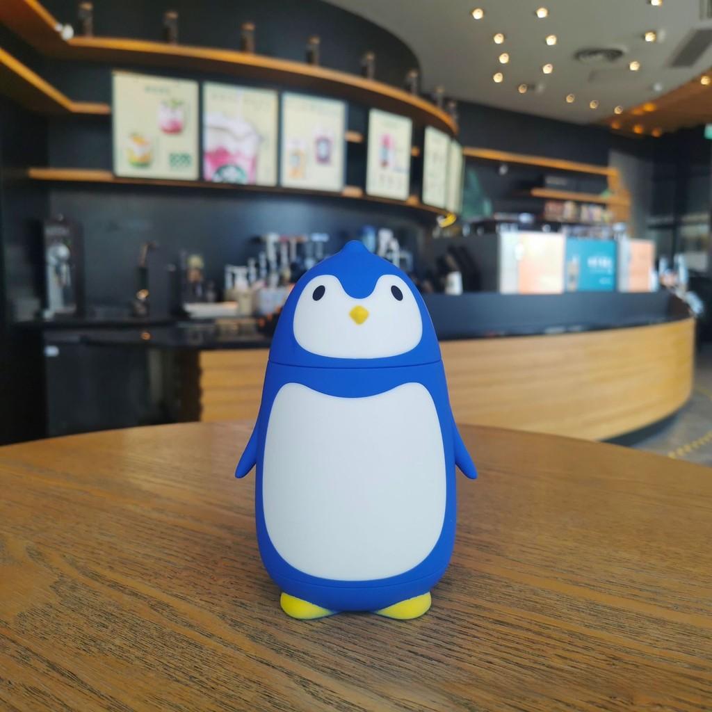 Penguin Water Bottle With Silicone Strap For Travel And Office Use