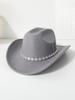 Western Cowboy Top Hat Men's and Women's Casual Top Hat Party Jazz Hat Felt Hat