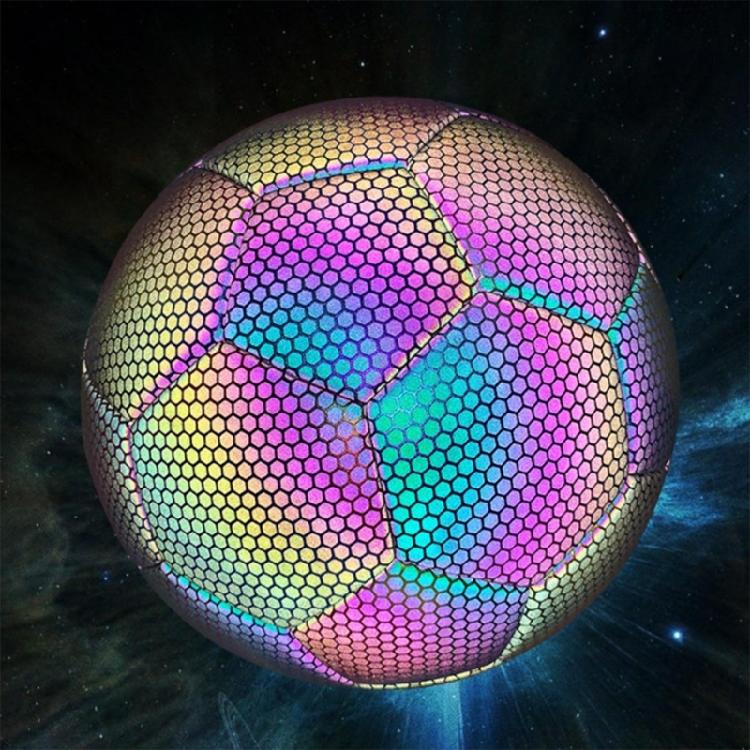 Size 4 Size 5 Reflective Football Glowing Soccer Balls for Night Game and Training, Glowing In The Dark Soccer Balls