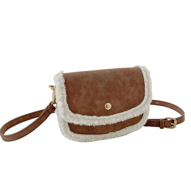 Pu Stylish Neutral Leather Crossbody Bag For Boys And Girls With Design Chic