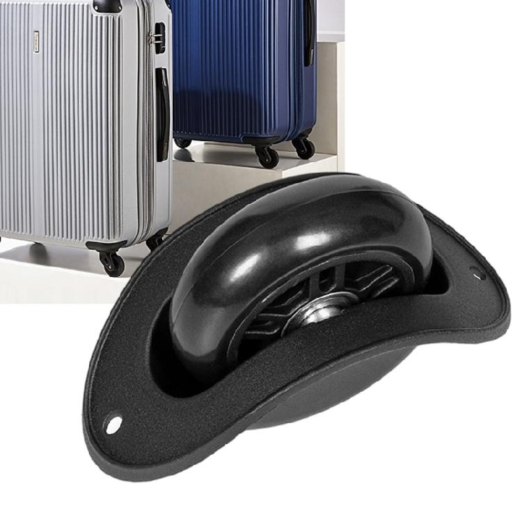 1 Paar PVC-Gepäckräder Kofferräder Ersatz-Lenkrolle für den Urlaub