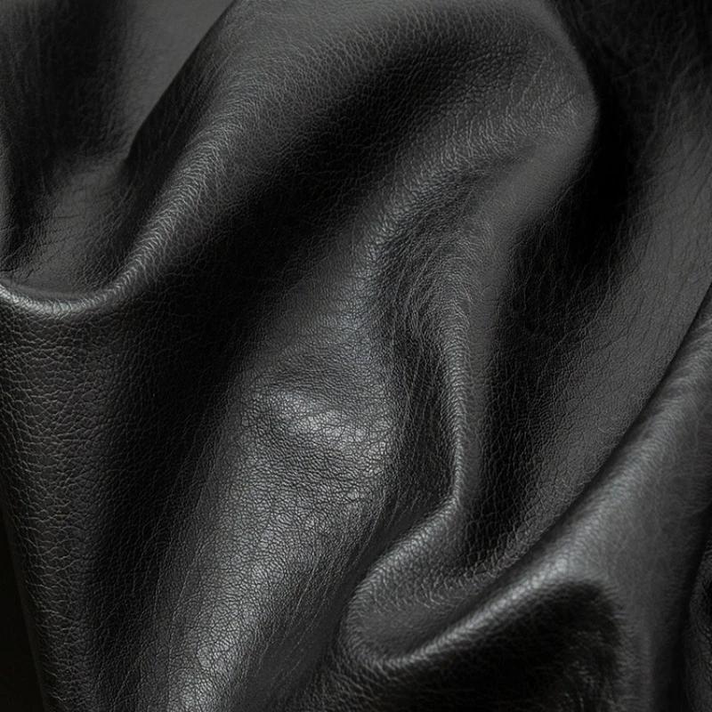 Retro PU Leather Fabric Waterproof Trendy for Sewing Leather Jacket Skirt Bag Designer Clothing Fabric Materials 100x145cm