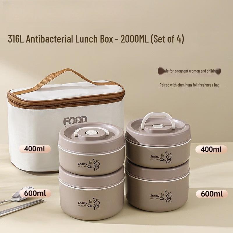 316 Stainless Steel Insulated Lunch Box