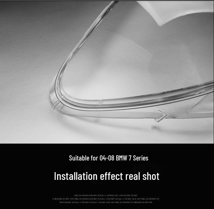 BMW 7 Series E66 Headlight Cover Lens (2005-2008 Models) - Car Accessory