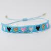 Braccialetto Boemo Fatto a Mano con Perline Miyuki per Donna – Gioiello Regolabile Multicolore con Design a Cuore, Accessorio con Perline Artigianale