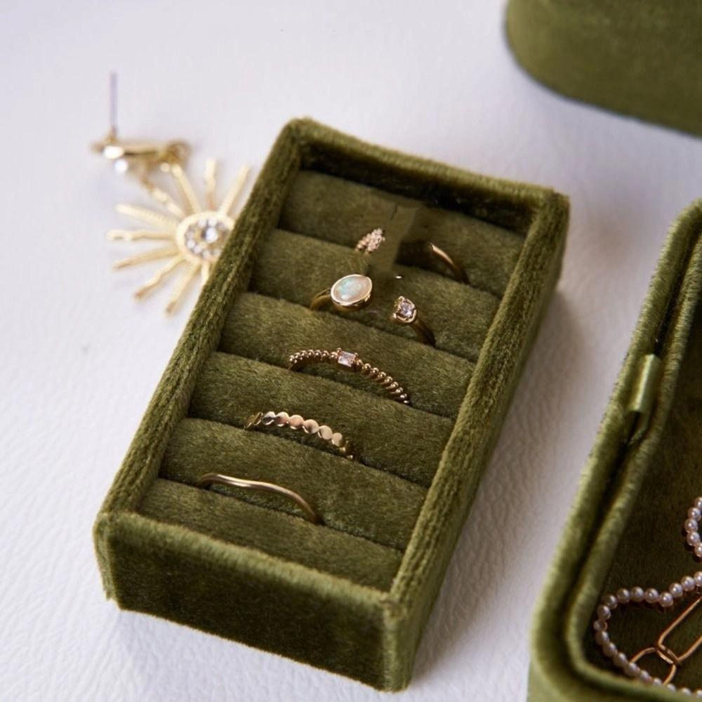 Rings Necklace Jewelry Packing Bag Detachable Jewelry Storage Case Square Jewelry Box  Vacation