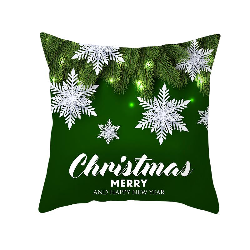 Fresh Green Christmas Pillow Cover Home Ornament Pillow Sleeping Pillow Cushion Cover Premium Durable Quality Useful