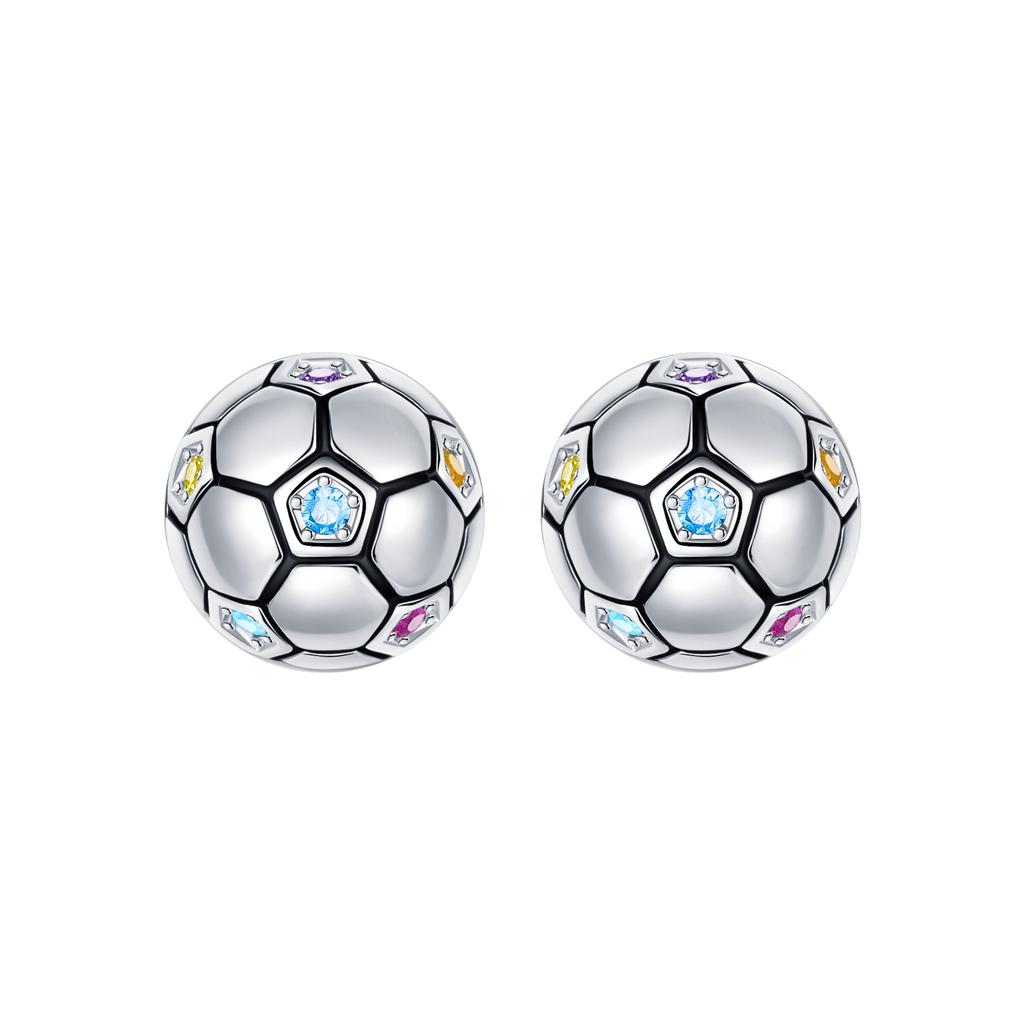 Neue Original Kupferkugel Charms Fußball Basketball Golf Ohrringe Perlen Anhänger Passend für Armband Halskette Schmuck Geschenk