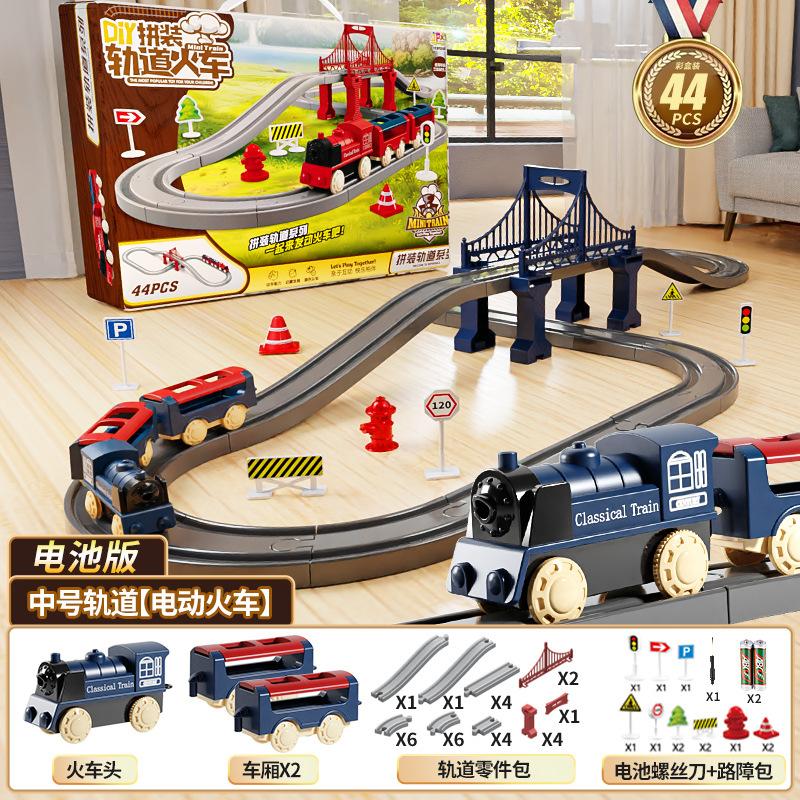

Электрический Сборочный Рельсовый Поезд Мальчик Образовательная Симуляционная Модель Набор Рождественский Подарок на День Рождения Игрушки на Железнодорожные Пути