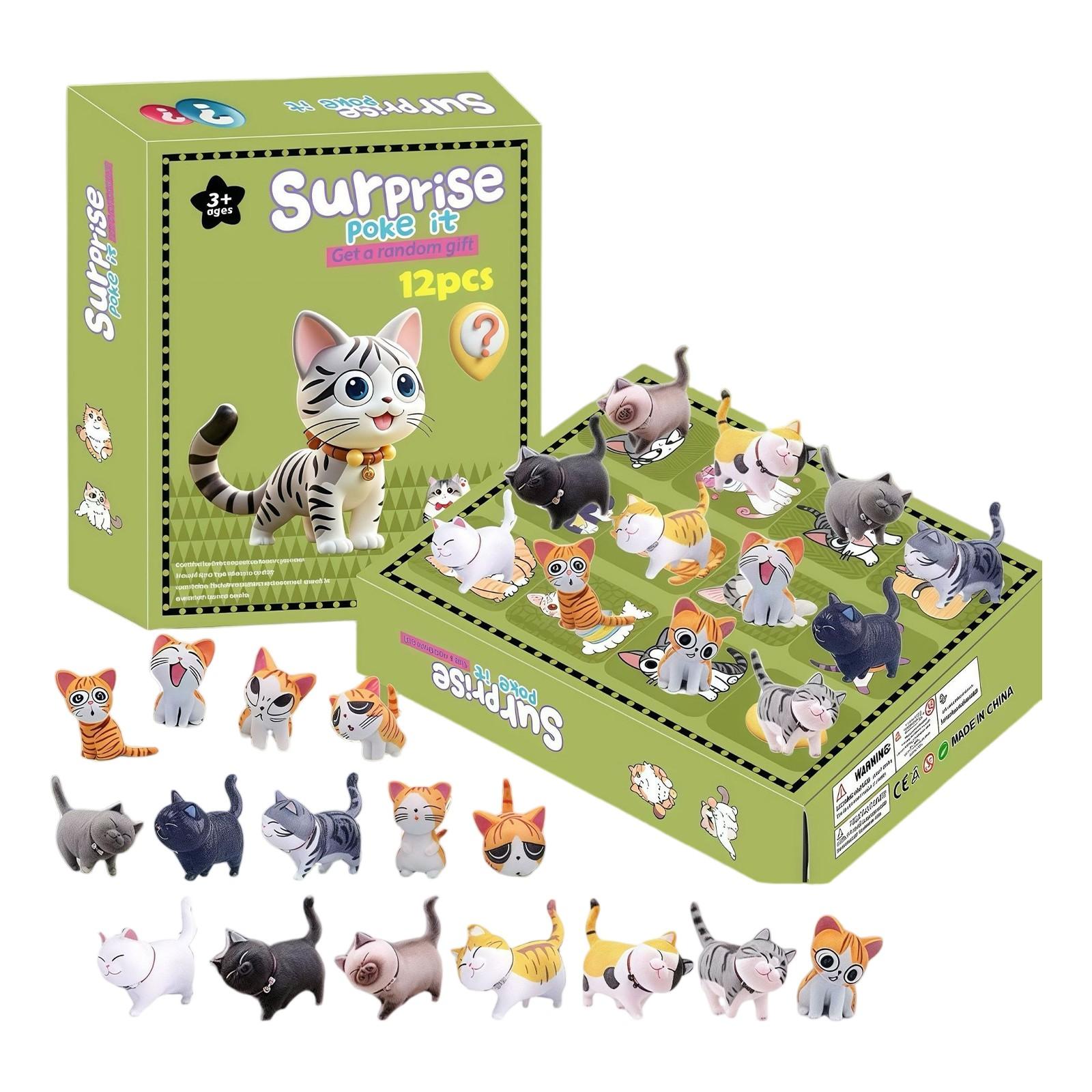 

Сюрприз Поке Ит Коробка-выдвижной ящик из 12 штук с несколькими кошками One Size