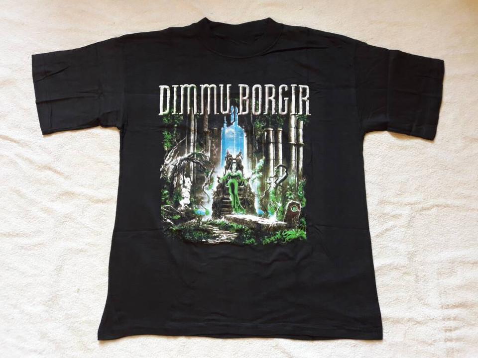 

1998 Dimmu Borgir Band Music vintage T-shirt Black Men S234XL Unisex T-Shirt L