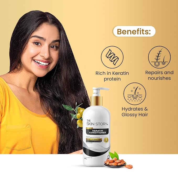 Balsam de păr The Skin Story Keratin Smooth pentru păr normal 250g