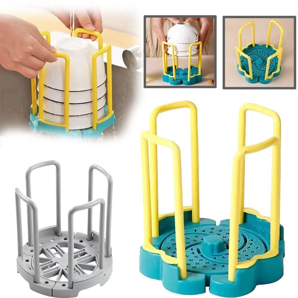 Drain Bowl Holder Removable Water Cup New Cabinet Dishes Storage Rack  Kitchen Organizer