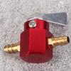 6mm CNC Aluminum Inline Gas Fuel Tap Petcock Switch For PIT PRO Quad Dirt Bike ATV (Red)