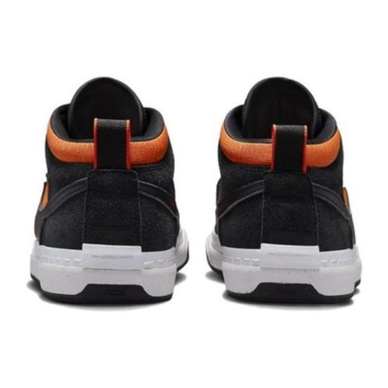 Nike Sb React Leo Black Electro Orange DX4361-002