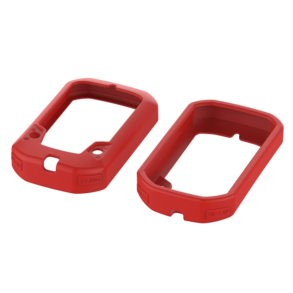 Voikoli Case for Bryton Rider 430/420/320 Soft Silicone Protective Cover Case for Bryton Rider 430/420/320 GPS Cycling Accessories (Red)