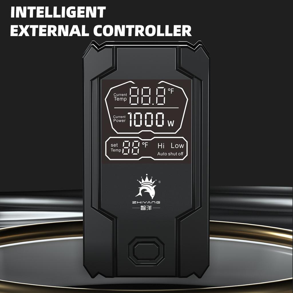 110V 220V high power 300-1200W double tube quartz heating rod external digital display controller triple safety protection