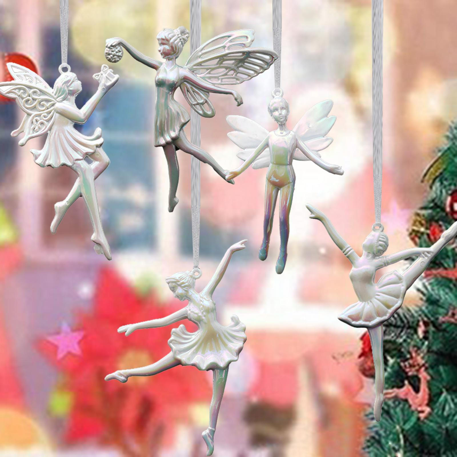 

5Pcs Fairy Hanging Decorations Ballerina Girl Ornament Home Decor Birthday Gifts Angel Pendant for
