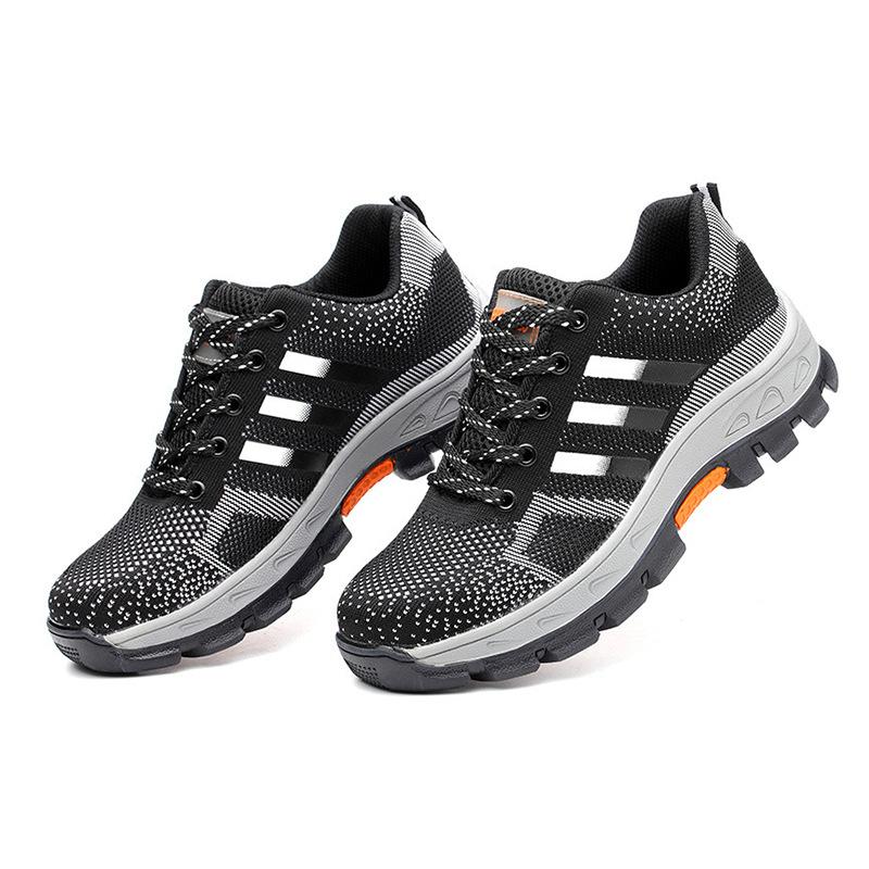 K volnočasovým teniskám Pracovní obuv Pánská pracovní obuv odolná proti nárazům a propíchnutí Bezpečnostní obuv