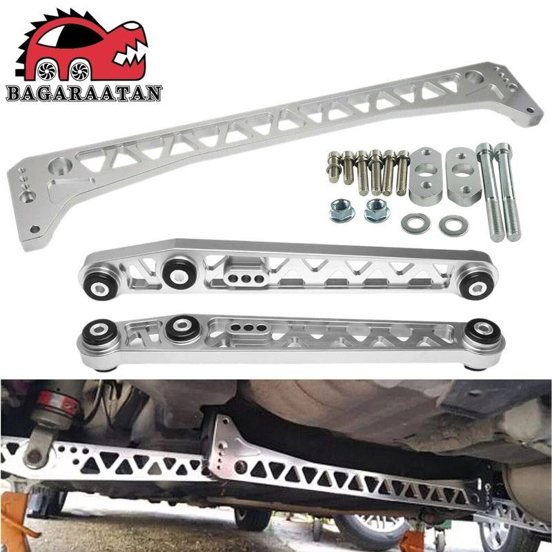 Performance Supplier F7 Billet Rear Lower Control Arm & Subframe Brace for 96-00 Honda Civic EK LCA