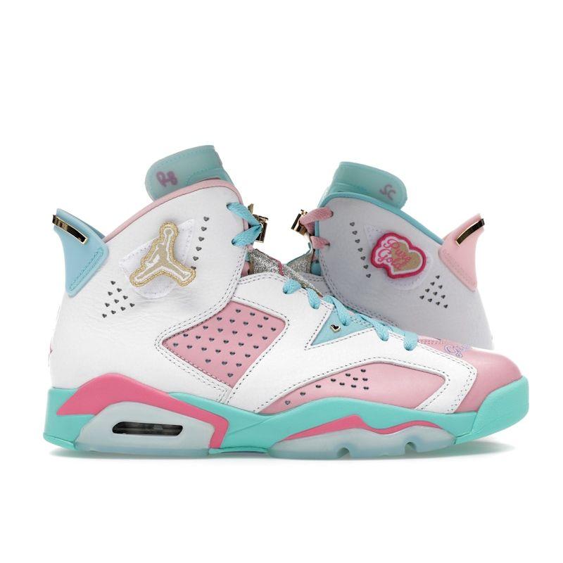 

Женские кроссовки Air Jordan 6 Retro Doernbecher 2025 разноцветные IB6059-920 38.5
