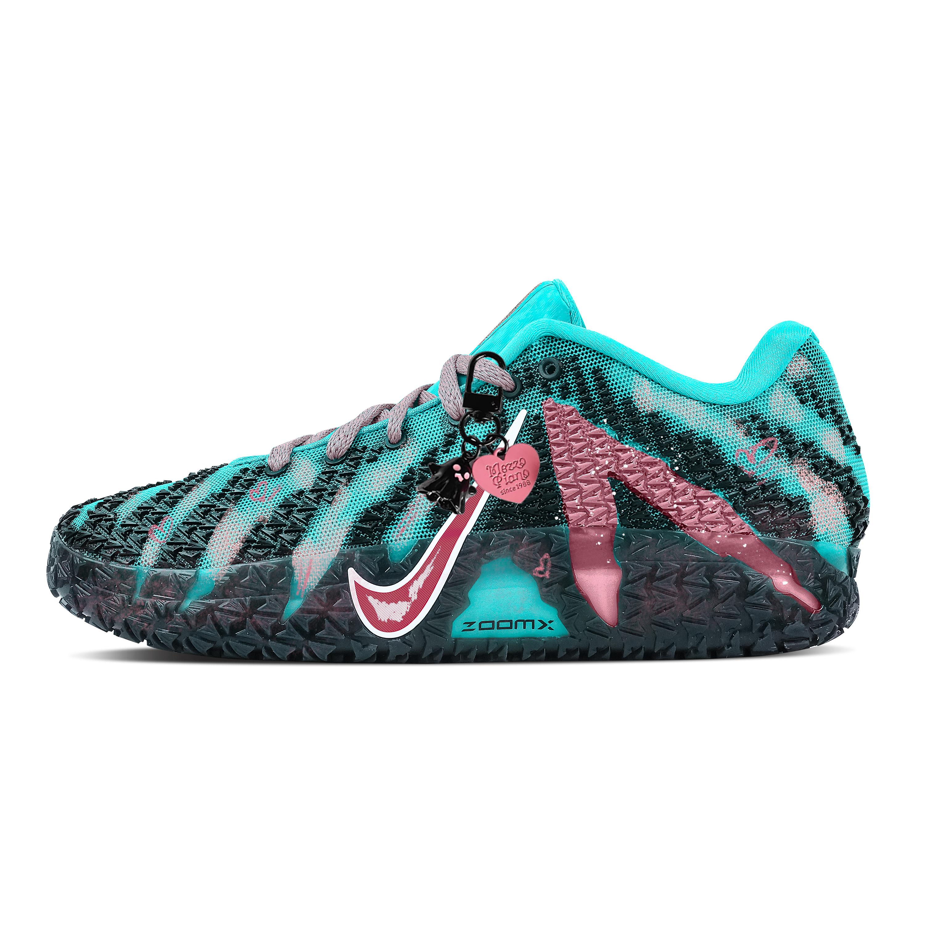 

Nike Ja Morant 3 Sweetheart Sniper Rebound Grip Low top Basketball Shoes Men s Pink Green HF2794-300(Team529-) 44.5