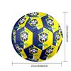 CBF Brazil Indoor Soccer Ball Size 5 Colorful All Ages Machine Stitched PVC Competition Ready Durable High-Bounce