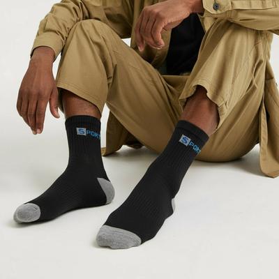 5 Paar Herren Geruchsresistente Atmungsaktive Wadenlange Socken Sportsocken Verdickte Herbst- und Winter Business-Socken