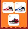 Boys' High-Top Leather Basketball Shoes - 2025 Winter Collection for Primary & Older Students