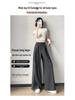 Women's Summer High-Waisted Retro Striped Wide-Leg Pants