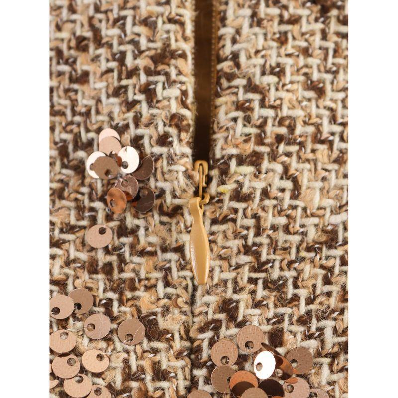 Kaslead New Women Clothes Western Style Fashion Simple Slim Fit Beads Decoration Graceful Dress