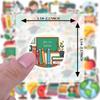 Cartoon Education Decals Cute School Teacher Reward Stickers Funny Stickers For Laptop Fridge Guitar