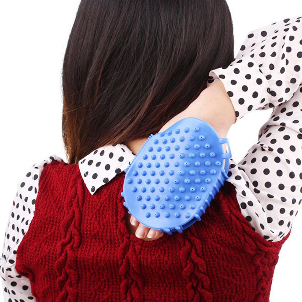 Lymphatic Drainage Gloves Brush Double Side Portable Body Scraping Massage Brush for Abdomen Arm Legs & Thighs