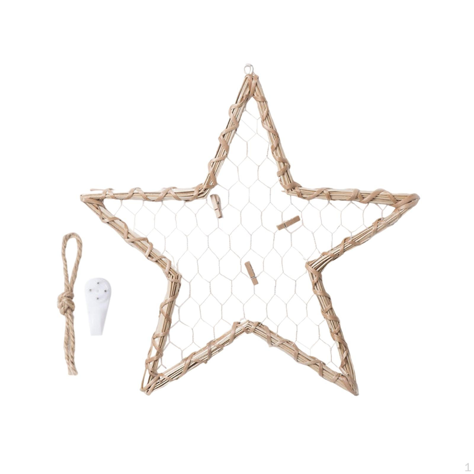 

Настенная решетка держатель панели звезды полка для хранения картин подвесная стойка для квартиры White L