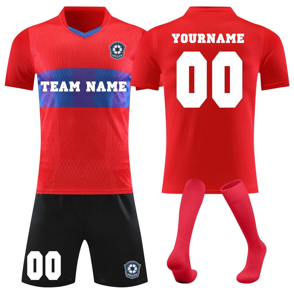 Football Jerseys Shorts Socks Set New Season Shorts Socks Adult Sizes Outfits