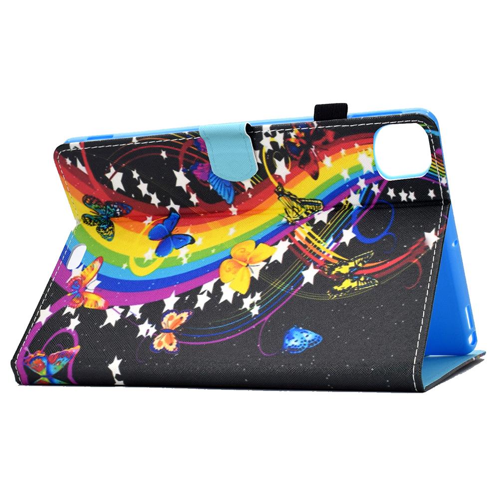 For iPad Pro 11 (2025)/11 (2024) Case PU Leather+TPU Tablet Protective Cover Pattern Printing Full Protection Shell