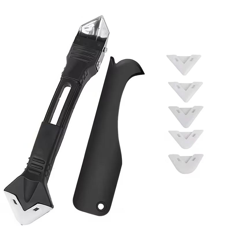 Multi Function Caulk Removal Tool Silicone Scraper Grout Remover Corner Cleaning Finishing Kit