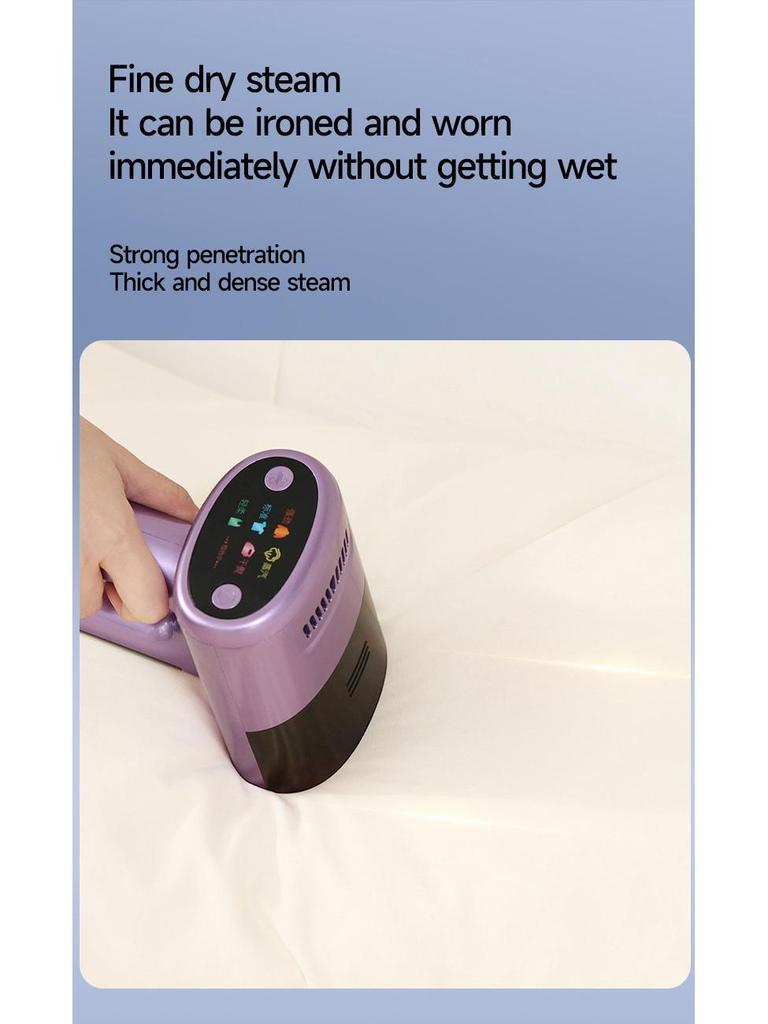 Portable Handheld Steam Iron - Travel & Home Use, Large Capacity Garment Steamer, Dry & Steam Electric Iron.