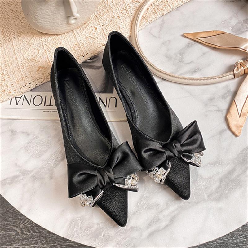 Size 34-43 Spring Autumn Women Flat Shoes Casual Fashion Pointed Toe Comfortable Non-slip Wear-resistant Simple Women's Shoes
